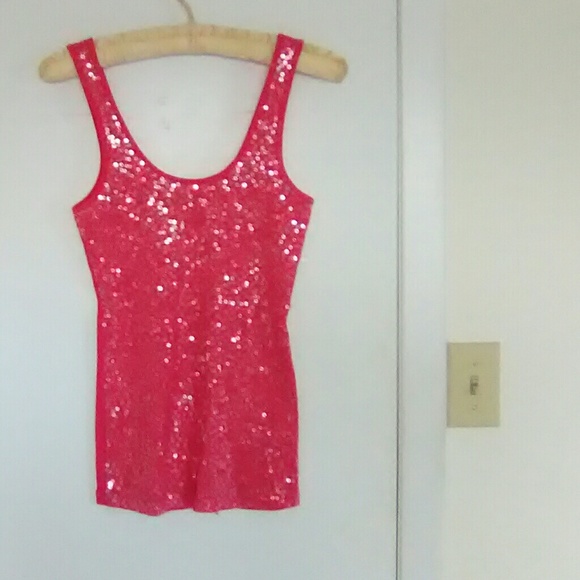 Express Sequined Tank Top - Picture 1 of 4